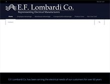 Tablet Screenshot of eflombardi.com